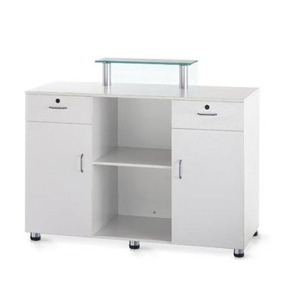 BD-3307 Reception Desk, White