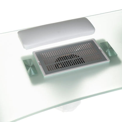 Manicure Table + Waste Container BD-3425-1+P WHITE