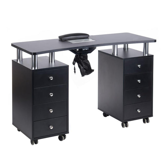 Manikúrní stůl + pohlcovač BD-3425+P ČERNÝ