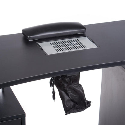 Manicure Table + Absorber BD-3425+P BLACK