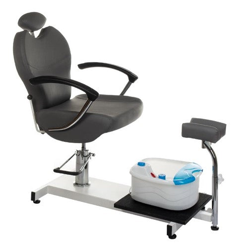 Pediküre-Sessel mit Fußmassage BR-2301 grau