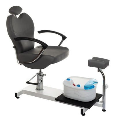 Pediküre-Sessel mit Fußmassage BR-2301 grau