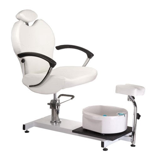 Pediküre-Sessel mit Fußmassage BR-2301 weiß
