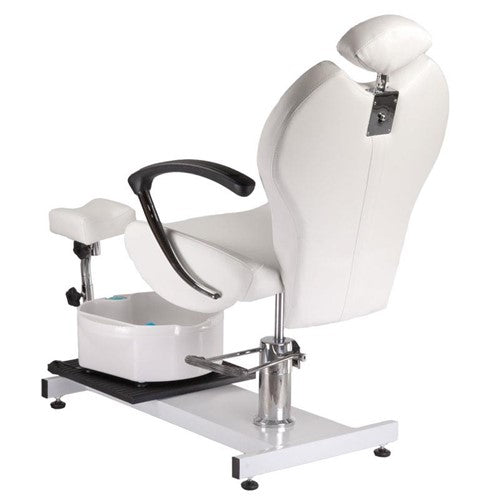 Pediküre-Sessel mit Fußmassage BR-2301 weiß