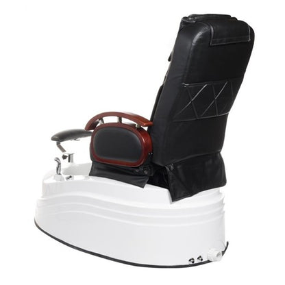 Pediküre-Sessel mit Massage BR-2307 Schwarz