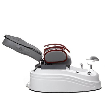 BR-2307 Grauer Pedikürestuhl mit Massage
