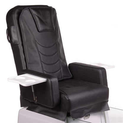 BR-2310 Schwarzer Pedikürestuhl mit Massage