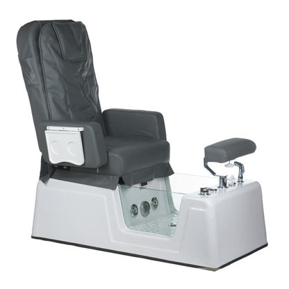 BR-2310 Grauer Pedikürestuhl mit Massagefunktion
