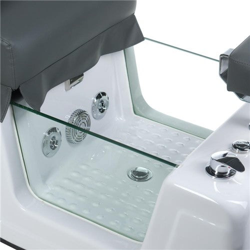 BR-2310 Grauer Pedikürestuhl mit Massagefunktion