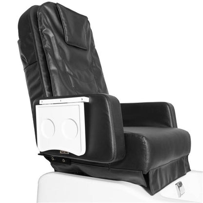 BR-2312 Schwarzer Pedikürestuhl mit Massage