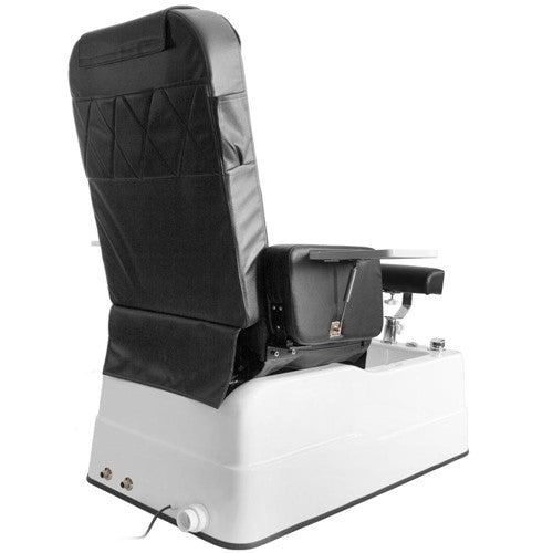 BR-2312 Schwarzer Pedikürestuhl mit Massage