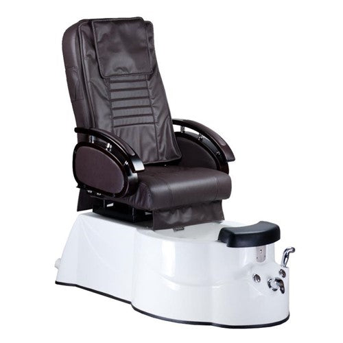BR-3820D Brauner Pediküre-Stuhl mit Massagefunktion