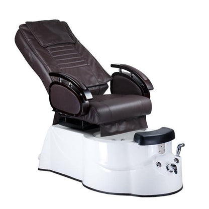 BR-3820D Brauner Pediküre-Stuhl mit Massagefunktion
