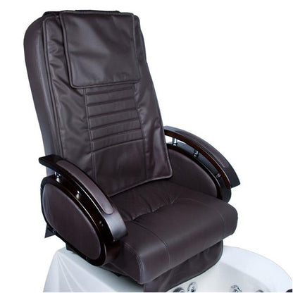 BR-3820D Brauner Pediküre-Stuhl mit Massagefunktion