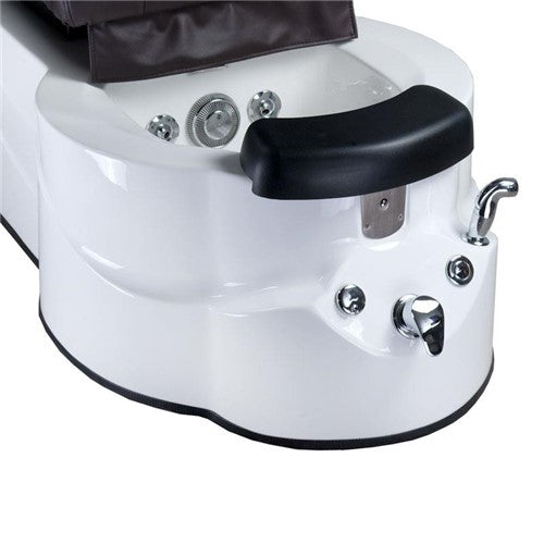 BR-3820D Brauner Pediküre-Stuhl mit Massagefunktion