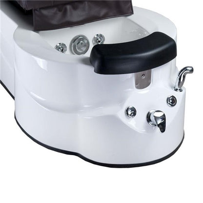 BR-3820D Brauner Pediküre-Stuhl mit Massagefunktion