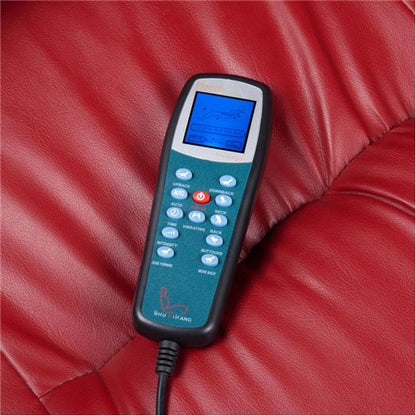 BR-3820D Burgunderroter Pedikürstuhl mit Massage