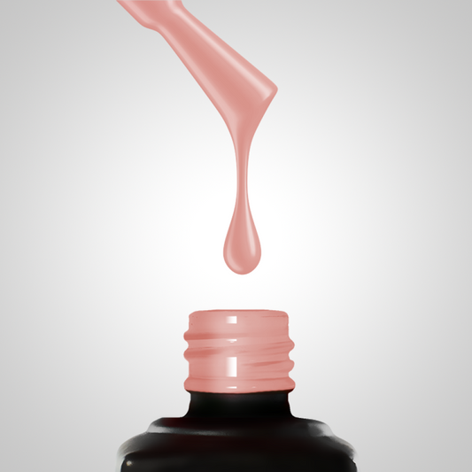 SLOWIANKA Fiber Builder Gel pro snadné vyrovnávání hnědý krycí nátěr v lahvičce 10g