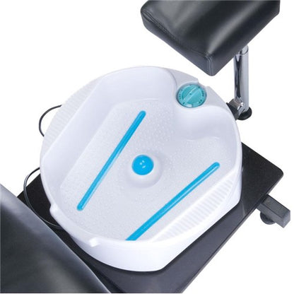 Pedikürstuhl mit Fußmassagegerät BW-100 schwarz