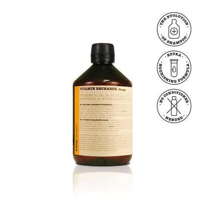 Curl care routine with Vitamin Recharge Orange