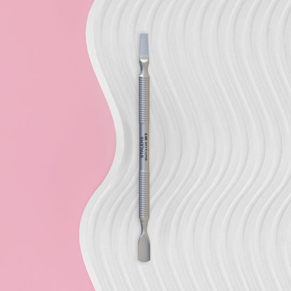 Manicure pusher BEAUTY & CARE 30 TYPE 2 (rounded narrow pusher and straight blade) - STALEKS