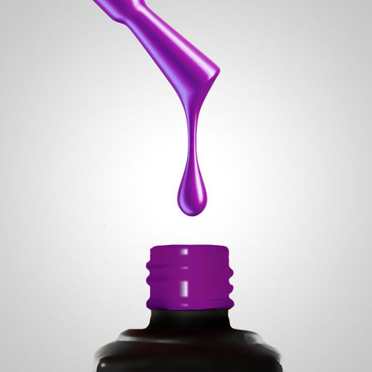 Gelový lak SLOWIANKA 205 Violet Shock Gum 8g 