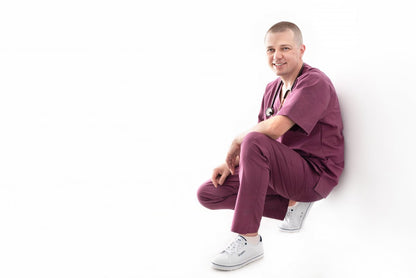 Meclo Herren-Kasack Bordeaux GARY