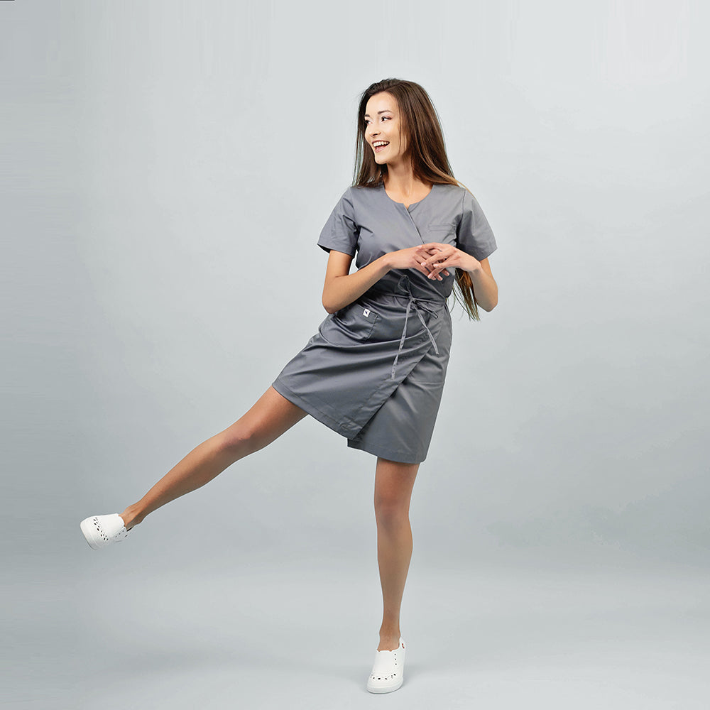 Meclo medizinisches Kleid zum Binden LENA