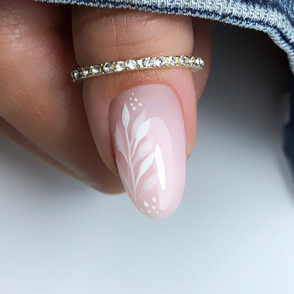SLOWIANKA Fiber Builder Gel pro snadné vyrovnávání Pastel Rose v lahvičce 10g