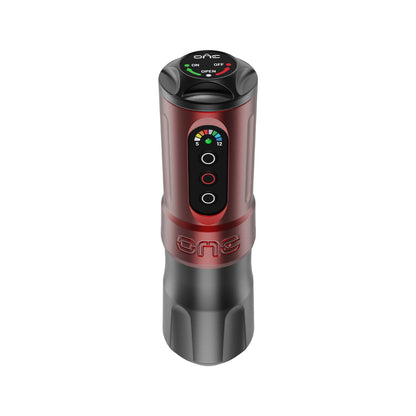 FK Irons One Tattoo Maschine 4,0 mm Hub - Yomico Rot/Schwarz