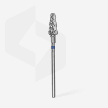 Tvrdokovový vrták na nehty frustum blue EXPERT průměr hlavy 6 mm / pracovní část 14 mm - STALEKS