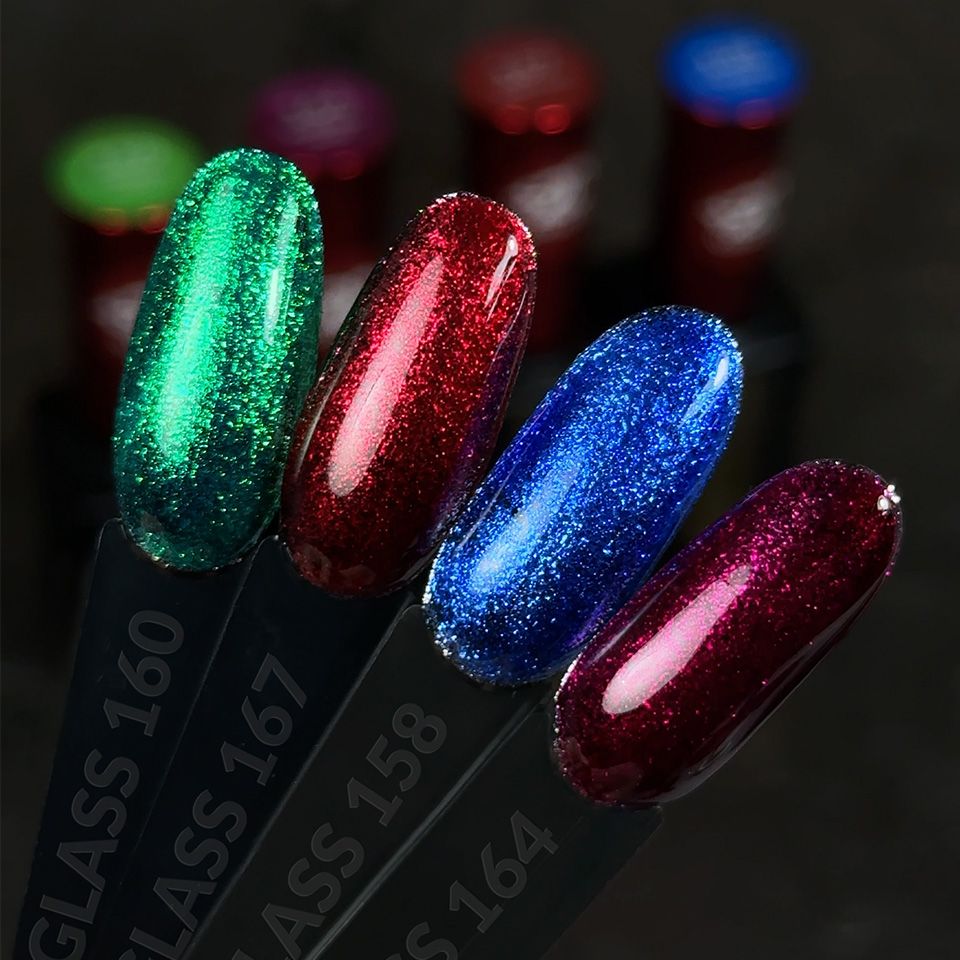 Gelový lak na sklo SLOWIANKA 164 Burgundy Glass 10g