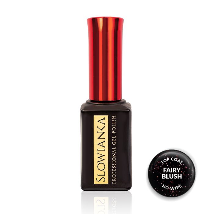 SLOWIANKA Top Coat No Wipe Fairy Blush 10g