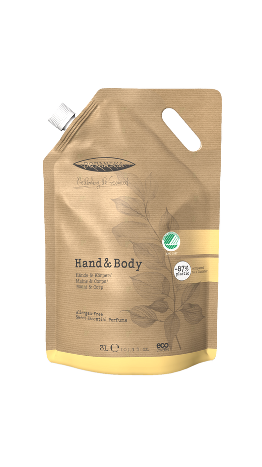 Botanika Nordic Swan Hand & Body Wash 3L refill pouch