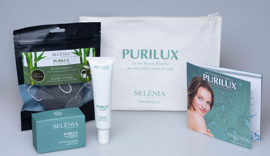 PURILUX Pre & Probiotic Cosmetics - Pochette (Cream, Soap, Konjac sponge)