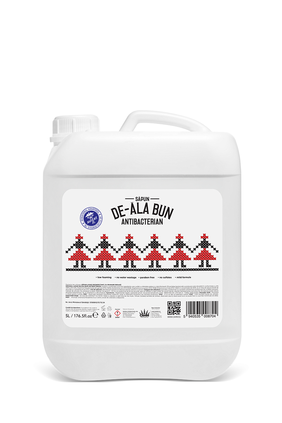 Liquid Soap Antibacterial, 5L Canister - PROFESSIONAL Sapun de-ala Bun