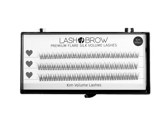 Natural Long PREMIUM FLARE SILK LASHES flares
