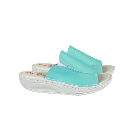 Medizinische Schuhe Damen-Flip-Flops PIUMETTA türkis