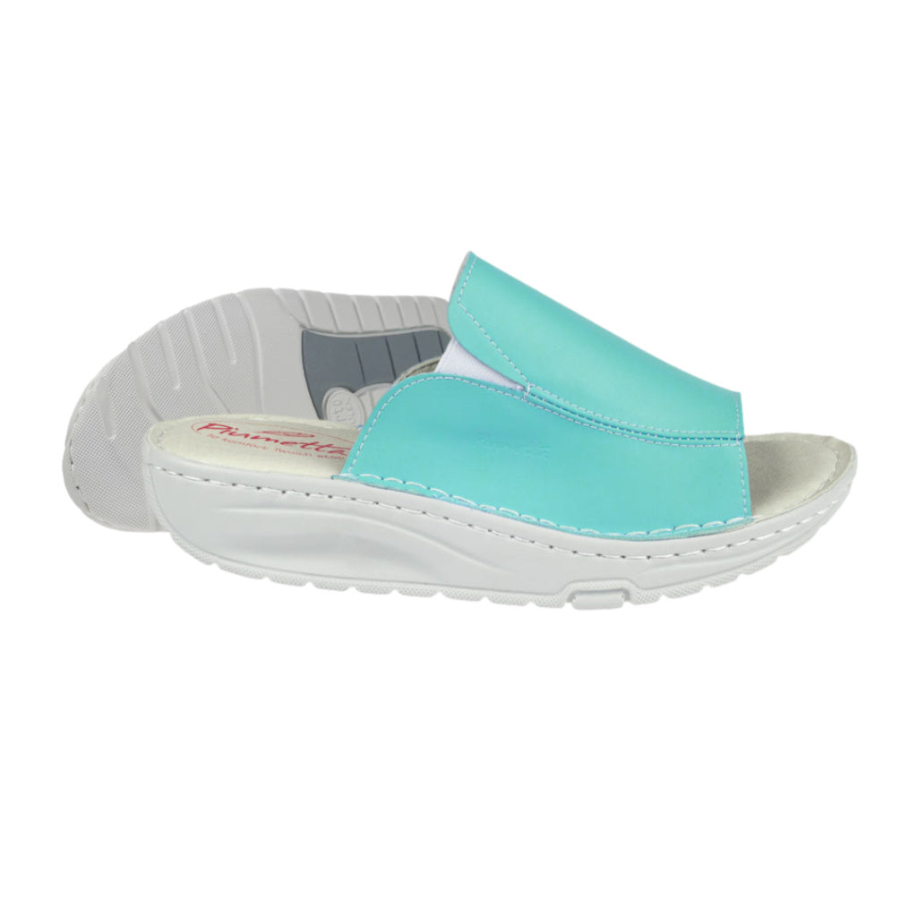 Medizinische Schuhe Damen-Flip-Flops PIUMETTA türkis