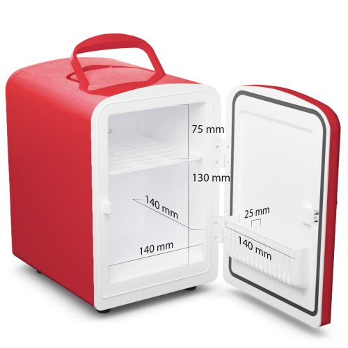 Světle fialová lednička na kosmetiku - stříbrné logo (lesklý povrch)