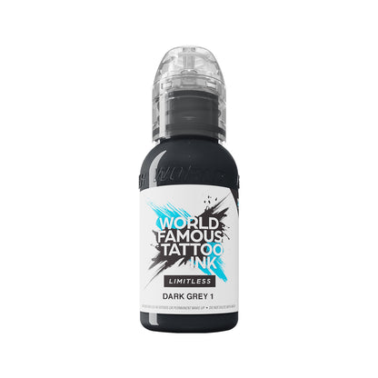 Weltberühmte Limitless Tattoo Ink - Thomas Carli Jarlier Noire Ink Set v2 - 6x 30 ml