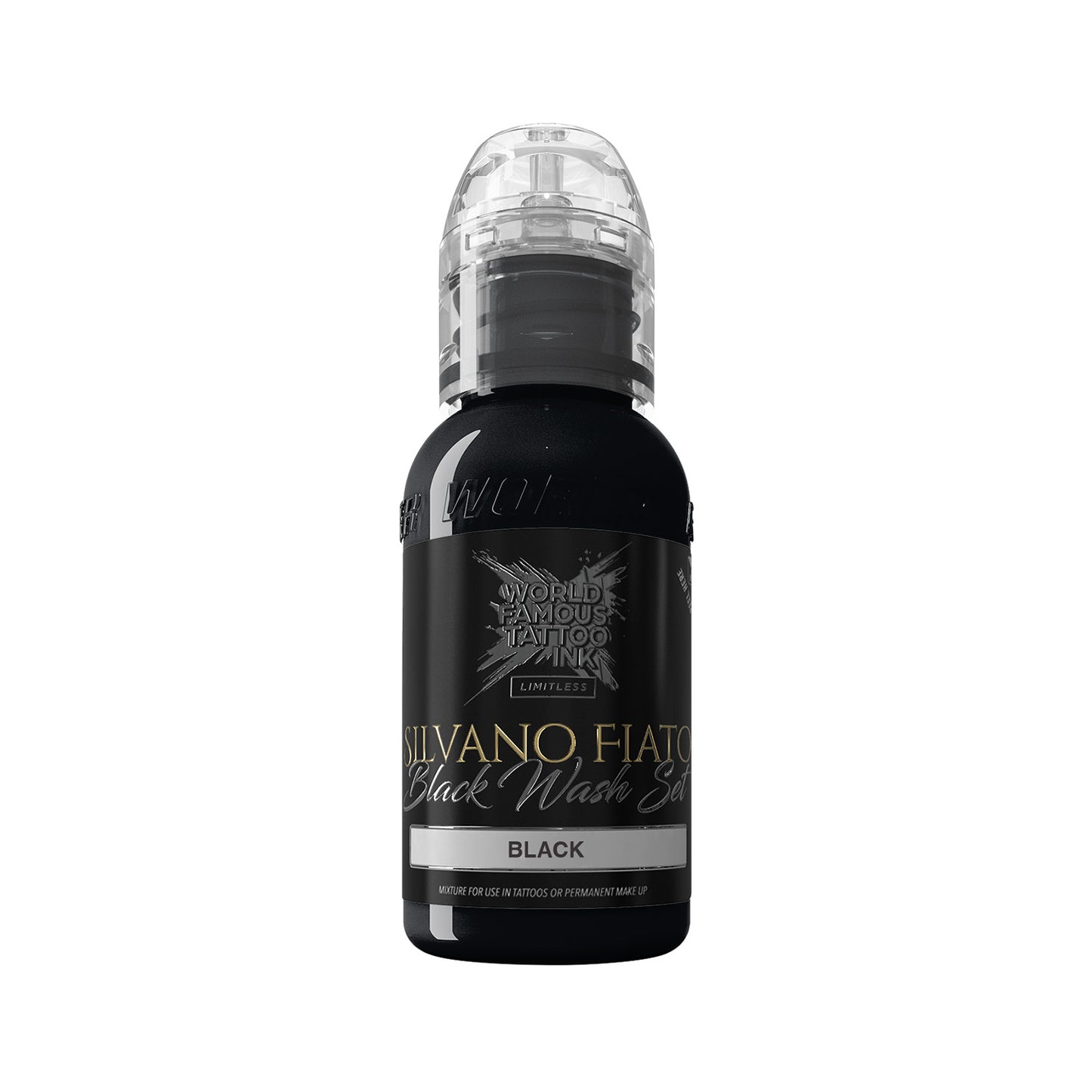 Světoznámý tetovací inkoust Limitless - sada Silvano Fiato Blackwash - 6x 30 ml