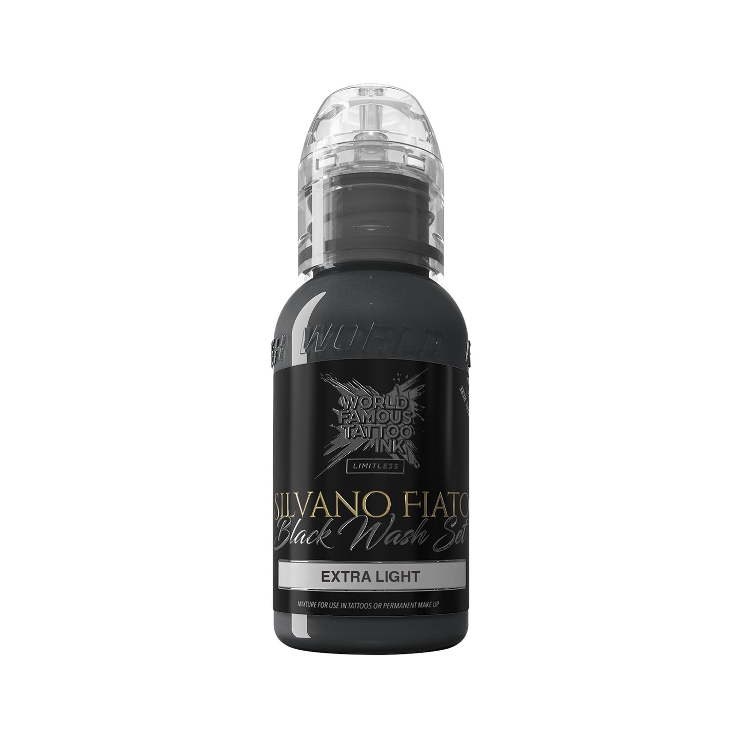 Světoznámý tetovací inkoust Limitless - sada Silvano Fiato Blackwash - 6x 30 ml