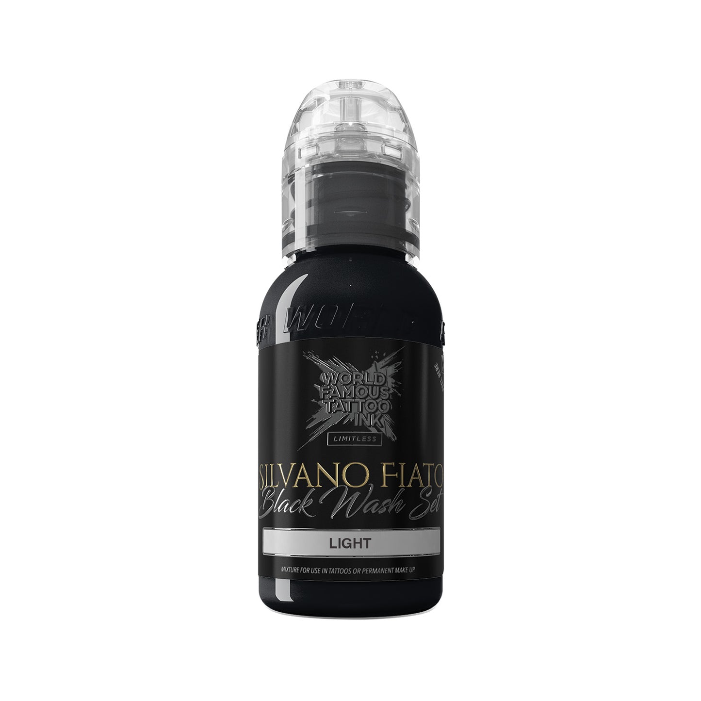 Světoznámý tetovací inkoust Limitless - sada Silvano Fiato Blackwash - 6x 30 ml