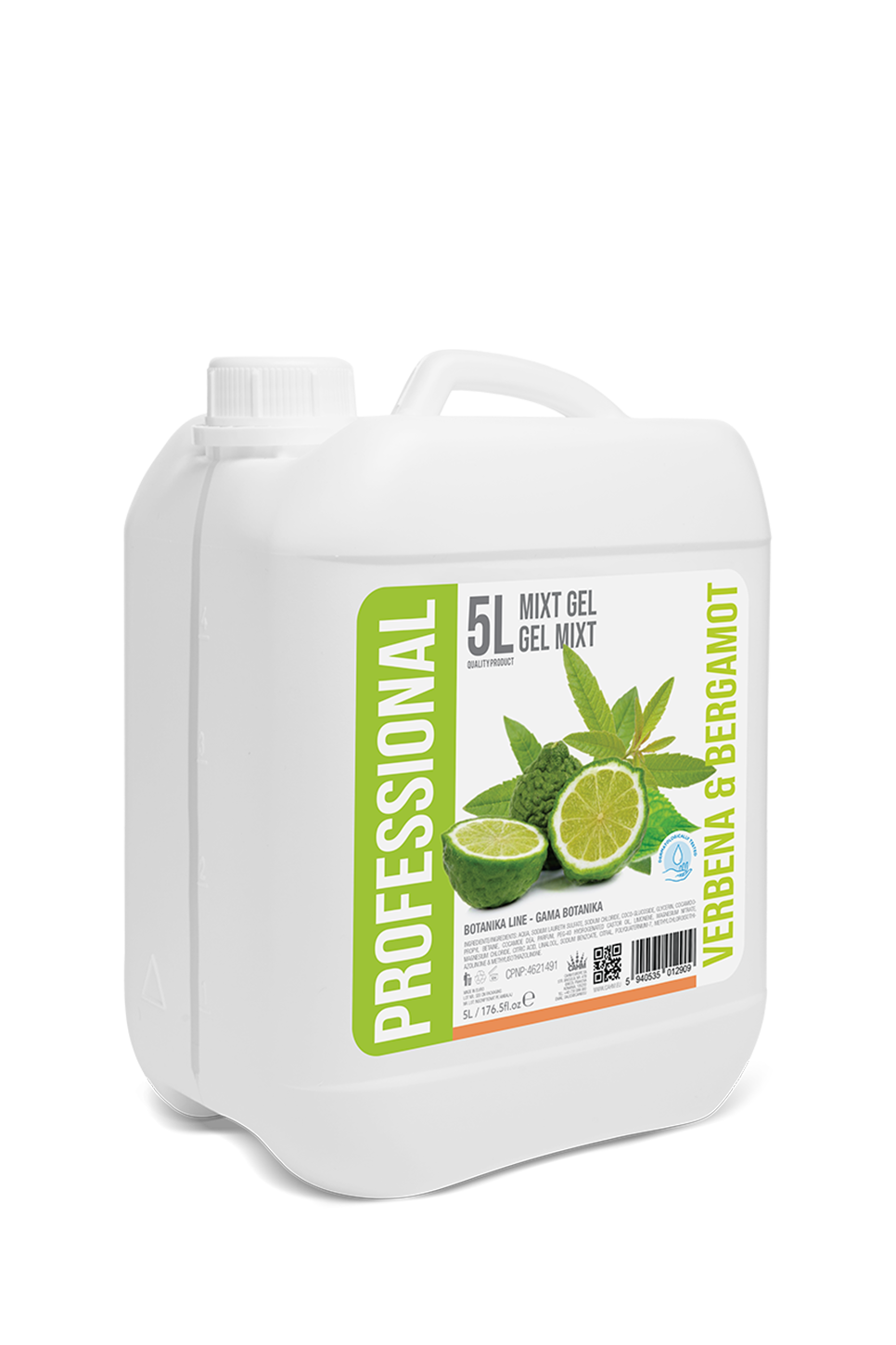Profesionální Mixt Gel Verbena a Bergamot, Kanystr 5l - PROFESIONÁLNÍ