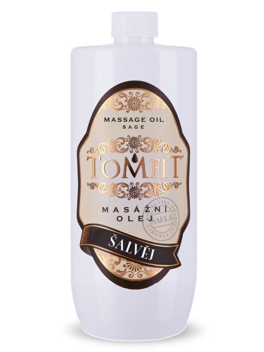 Masážní olej TOMFIT - šalvěj 1l