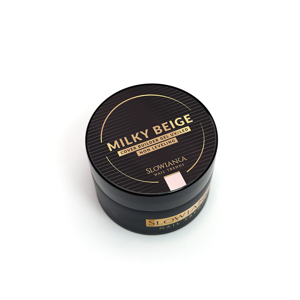 Slowianka Milky Beige Cover stavební gel - nevyrovnávací 15g