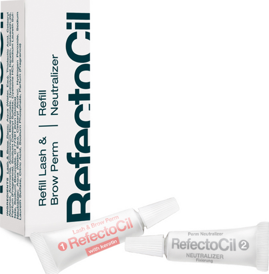 R'Cil Eyelash Curl & Lift permanent/neutralizer ROSA with keratin