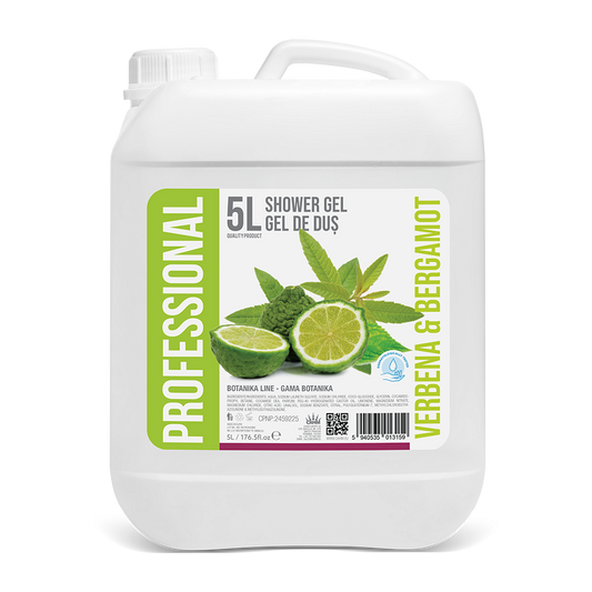 Botanika 2er-Pack – Duschgel Eisenkraut und Bergamotte, 5-L-Kanister – PROFESSIONAL