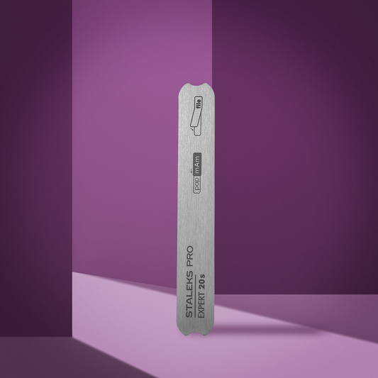 Rovná kovová základna pro pilník EXPERT 20s (130 mm) - STALEKS